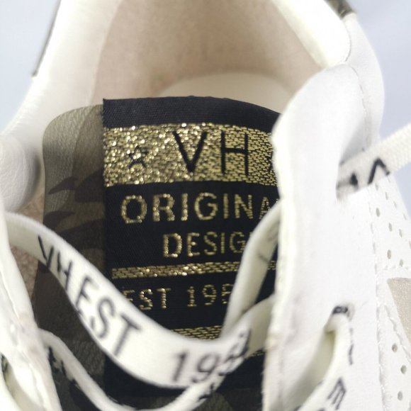 NEW Vintage Havana Sneakers women's 6.5 US White Camo - Picture 7 of 9